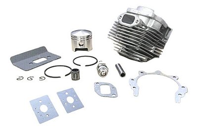 Kit Pistão Cilindro Junta E Vela Para Roçadeira 43cc 52cc Motor 2 Tempos Universal Alta Durabilidade