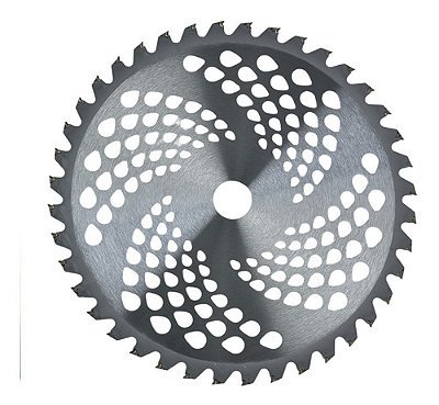 Lâmina 40 Dentes Para Roçadeira 255mm Corte Rápido Eficiente Jardim Lavoura Quintal Mato Alto