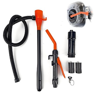 Bomba de Transferência de Combustível a Bateria 8 L/min Portátil para Diesel Gasolina e Querosene - Importway