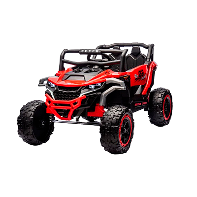 Mini Quadriciclo Elétrico 12V Infantil Com Controle Remoto e Entrada USB Bluetooth MP3 Vermelho- Importway