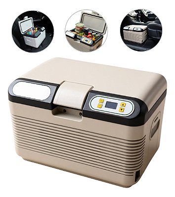 Mini Geladeira Portátil 12v 12l Automotiva Para Carros Caminhões Motorhome E Vans Frio E Quente