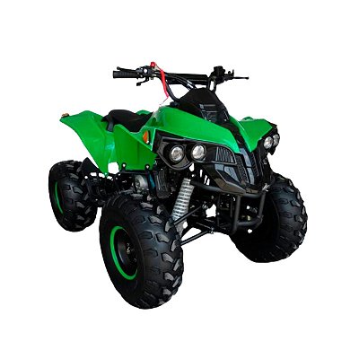 Quadriciclo 125cc Verde Importway Com Ré, Partida Elétrica, Motor 4 Tempos E Transmissão Automática