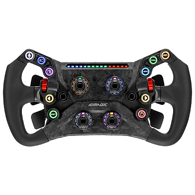 Volante Aro GT NEO Fórmula Add-On Simagic Para Simulador de Corrida com 300mm de diâmetro para Jogo de Corrida - Extreme