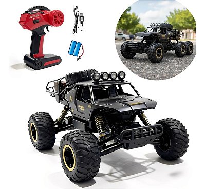 Carrinho Infantil Controle Remoto Off Road Metal Escala 1:10 Importway Alta Durabilidade E Diversão Em Qualquer Terreno