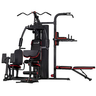 Multi Estação de Musculação 72kg Aparelho de Ginástica 3 Estações Treino Completo Home Gym - Importway