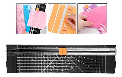 Guilhotina Cortador Refiladora Papel A4 Até 10 Folhas Ideal Para Escritório Escola E Artesanato