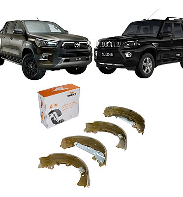 Sapata Lona Freio Scorpio Hilux Sw4 Original Starke