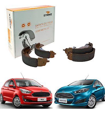 Sapata De Freio Ka 1.0 / 1.5 New Fiesta 1.5 16v / 1.6 16v Sigma Original Starke