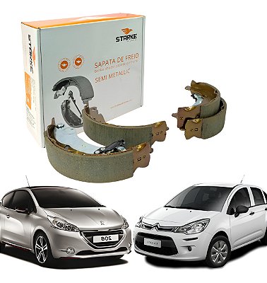 Sapata De Freio C3 1.5 1.6 208 1.5 1.6 Original Starke
