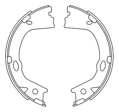 Sapata De Freio Azera Optima 2.0 / 3.0 / 3.3 Original Starke