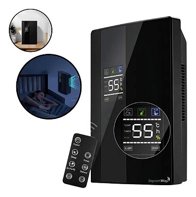 Desumidificador De Ar 2000ml Antimofo Elimina Mofo Umidade E Cheiro Ruim Em Casa Quarto E Armários