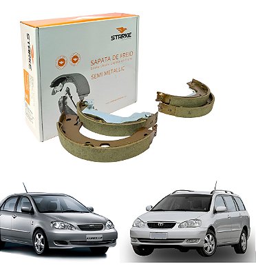 Sapata De Freio Corolla Fielder 1.8 16v 2003 A 2008 Original Starke