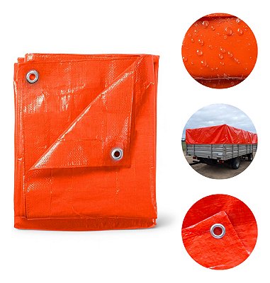 Lona Plástica 2x2m 70g Polietileno Impermeável Com Proteção Uv Ideal Para Cobertura Telhado Piscina Caminhões