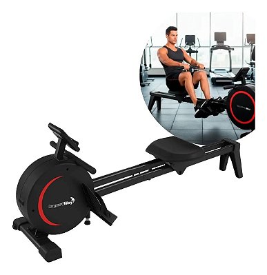 Simulador De Remo Fitness Para Treino Completo Corpo Todo Baixo Impacto Até 150kg