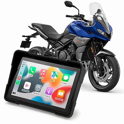 Multimídia Motos 5 Polegadas Triumph Tiger Sport 660 2022 até 2026 Carplay Android Auto Bluetooth Sem Fio À Prova D’água