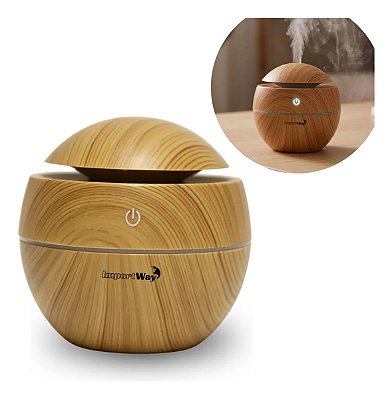 Umidificador De Ar Usb 130ml Portátil Ideal Para Quarto Sala Escritório E Ambientes Pequenos