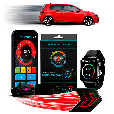 Shiftpower Chip Acelerador Tira Atraso Pedal Golf 2014 FT-SP18+ Carplay Android Auto Apple Watch App Bluetooth Faaftech