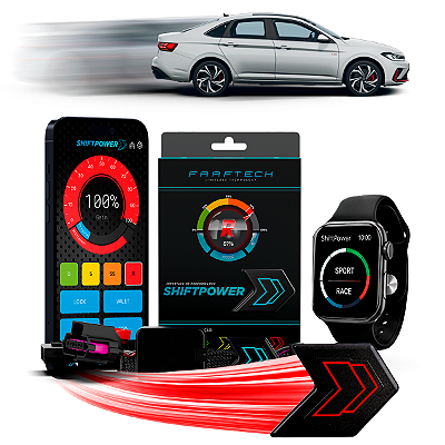 Shiftpower Chip Acelerador Tira Atraso Pedal Jetta 2005 até 2026 FT-SP18+ Carplay e Android Auto Apple Watch Faaftech