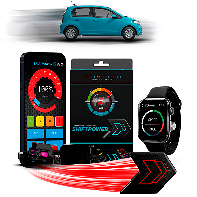 Shiftpower Chip Acelerador Tira Atraso Pedal Carplay e Android Auto Apple Watch Up 2011 até 2021 FT-SP18+ Faaftech
