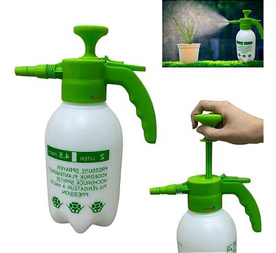 Pulverizador Manual 2 Litros Com Pressão Acumulada Para Jardim Horta Lava Car E Limpeza Importway