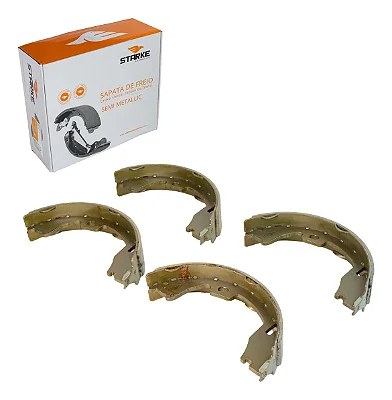 Sapata Freio Mão Ram 1500 2500 3500 205x44mm Semi Metálica 2001 Em Diante Alta Durabilidade Starke