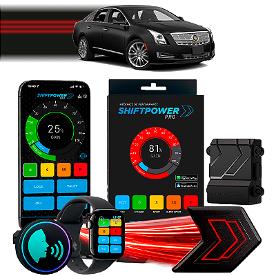 ShiftPower PRO Faaftech Chip Módulo Pedal Acelerador Eletrônico Controle Voz CarPlay Android Auto Cadillac XTS 2013/2019