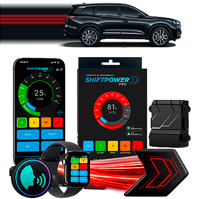 ShiftPower PRO Faaftech Chip Módulo Pedal Acelerador Eletrônico Controle Voz CarPlay Android Auto Chery Tiggo 8 2020/25