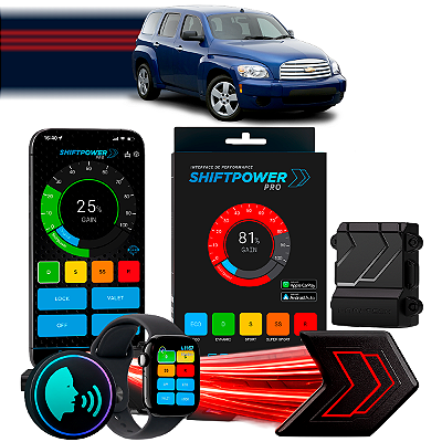 ShiftPower PRO Faaftech Chip Módulo Pedal Acelerador Eletrônico Controle Voz CarPlay AndroidAuto Chevrolet HHR 2006/2011