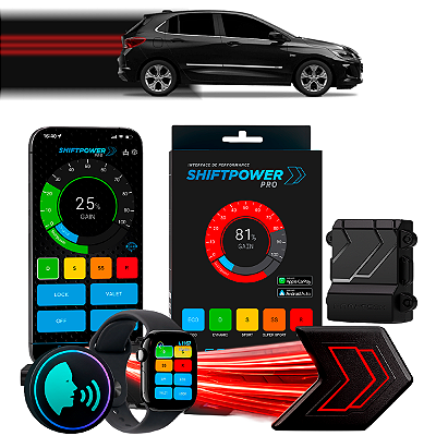 ShiftPower PRO Faaftech Chip Módulo Pedal Acelerador Eletrônico Controle Voz CarPlay AndroidAuto Chevrolet Ômega 2010/12