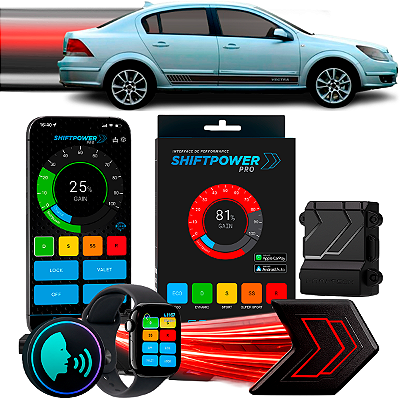 ShiftPower PRO Faaftech Chip Módulo Pedal Acelerador Eletrônico Controle Voz CarPlay Android Auto Chevrolet Vectra 96/11