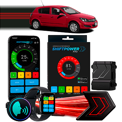 ShiftPower PRO Faaftech Chip Módulo Pedal Acelerador Eletrônico Controle Voz CarPlay Android Auto Saturn Astra 2008/2009