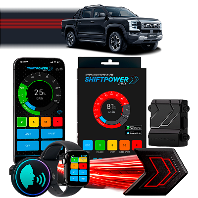 ShiftPower PRO Faaftech Chip Módulo Pedal Acelerador Eletrônico Controle Voz CarPlay Android Auto BYD Shark 2024/2026