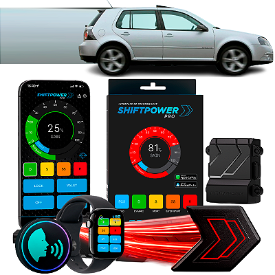 ShiftPower PRO Faaftech Chip Módulo Pedal Acelerador Eletrônico Controle Voz CarPlay AndroidAuto Volkswagen Golf 1997/14