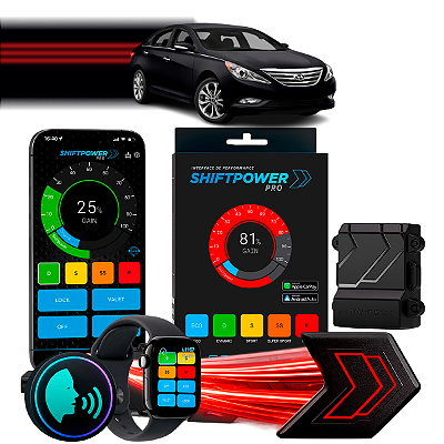 ShiftPower PRO Faaftech Chip Módulo Pedal Acelerador Eletrônico Controle Voz CarPlay Android Auto Hyundai Sonata 2010/14