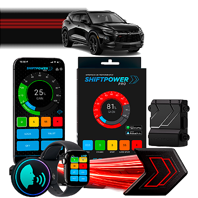 ShiftPower PRO Faaftech Chip Módulo Pedal Acelerador Eletrônico Controle Voz CarPlay AndroidAuto Chevrolet Blazer 21/25