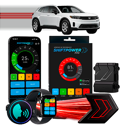 ShiftPower PRO Faaftech Chip Módulo Pedal Acelerador Eletrônico Controle Voz CarPlay AndroidAuto Honda Prologue 2024
