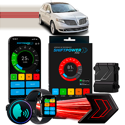 ShiftPower PRO Faaftech Chip Módulo Pedal Acelerador Eletrônico Controle Voz CarPlay Android Auto Lincoln MKT 2013/2019