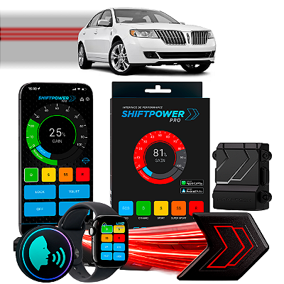 ShiftPower PRO Faaftech Chip Módulo Pedal Acelerador Eletrônico Controle Voz CarPlay Android Auto Lincoln MKZ 2011/2019