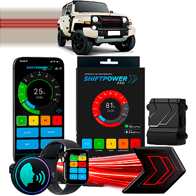 ShiftPower PRO Faaftech Chip Módulo Pedal Acelerador Eletrônico Controle Voz CarPlay Android Auto Troller T4 2015/2021