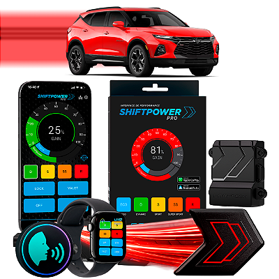 ShiftPower PRO Faaftech Chip Módulo Pedal Acelerador Eletrônico Controle Voz CarPlay Android Auto Chevrolet Blazer 21/25