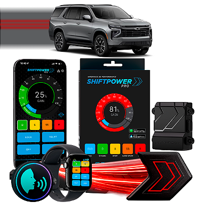 ShiftPower PRO Faaftech Chip Módulo Pedal Acelerador Eletrônico Controle Voz CarPlay Android Auto Chevrolet Tahoe 21/26