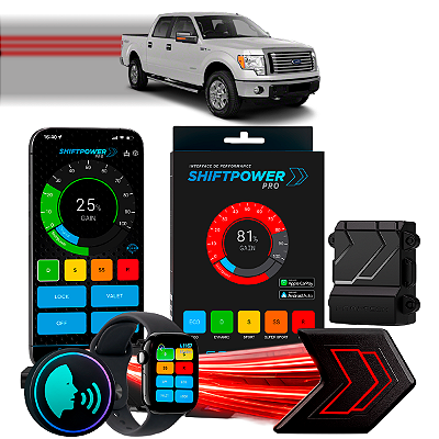 ShiftPower PRO Faaftech Chip Módulo Pedal Acelerador Eletrônico Controle Voz CarPlay Android Auto Ford F-150 2011/26