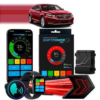ShiftPower PRO Faaftech Chip Módulo Pedal Acelerador Eletrônico Controle Voz CarPlay Android Auto Ford Taurus 2013/19