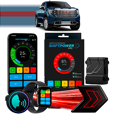 ShiftPower PRO Faaftech Chip Módulo Pedal Acelerador Eletrônico Controle Voz CarPlay AndroidAuto GMC Sierra 1500 19/26