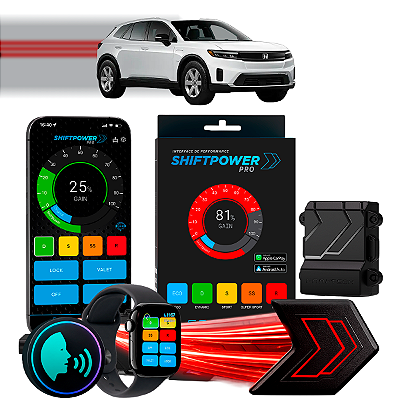 ShiftPower PRO Faaftech Chip Módulo Pedal Acelerador Eletrônico Controle Voz CarPlay Android Auto Honda Prologue 2024