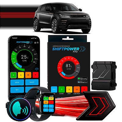 ShiftPower PRO Faaftech Chip Módulo Pedal Acelerador Controle Voz CarPlay AndroidAuto Land Rover Range Rover Evoque16/26