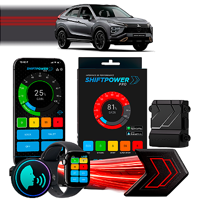 ShiftPower PRO Faaftech Chip Módulo Pedal Acelerador Controle Voz CarPlay Android Auto Mitsubishi Eclipse Cross 19/27