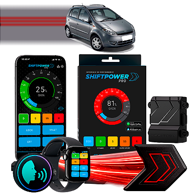 ShiftPower PRO Faaftech Chip Módulo Pedal Acelerador Eletrônico Controle Voz CarPlay Android Auto Chery Face 2011/2015