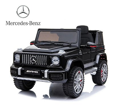 Carrinho Elétrico Infantil Mercedes Benz Amg G63 Licenciado 12v Com Controle Remoto Usb Mp3 E Faróis Led