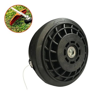 Carretel Fio De Nylon Para Roçadeira Cabeçote Resistente Para Corte E Acabamento De Grama Jardim Importway